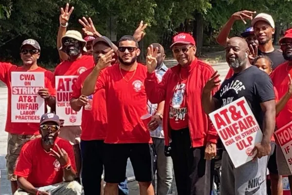 The CWA AT&T Southeast Picket Line Never Sleeps