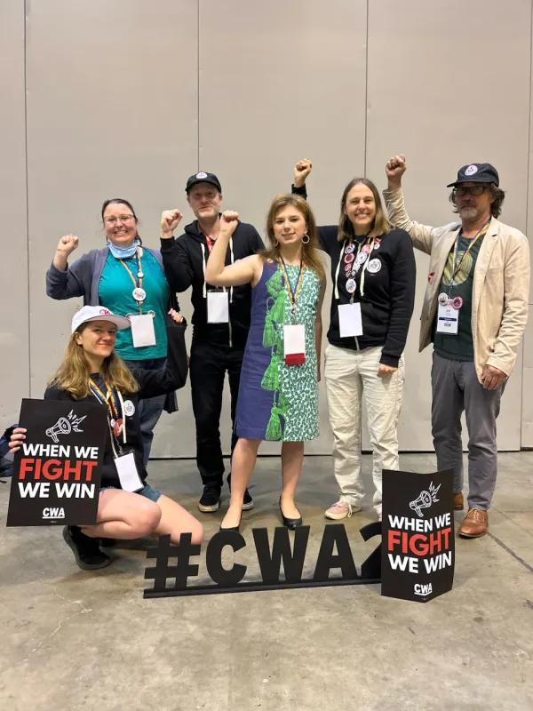 UCWGA Delegates Make an Impact at CWA Convention UCW