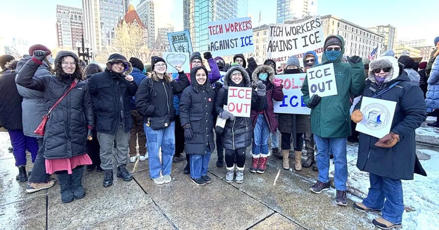 Alphabet Workers Protest Ice in Boston
