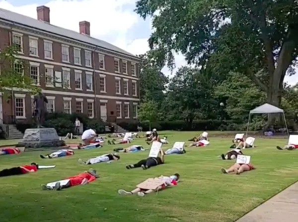 Die-In at UGA, Aug. 2020